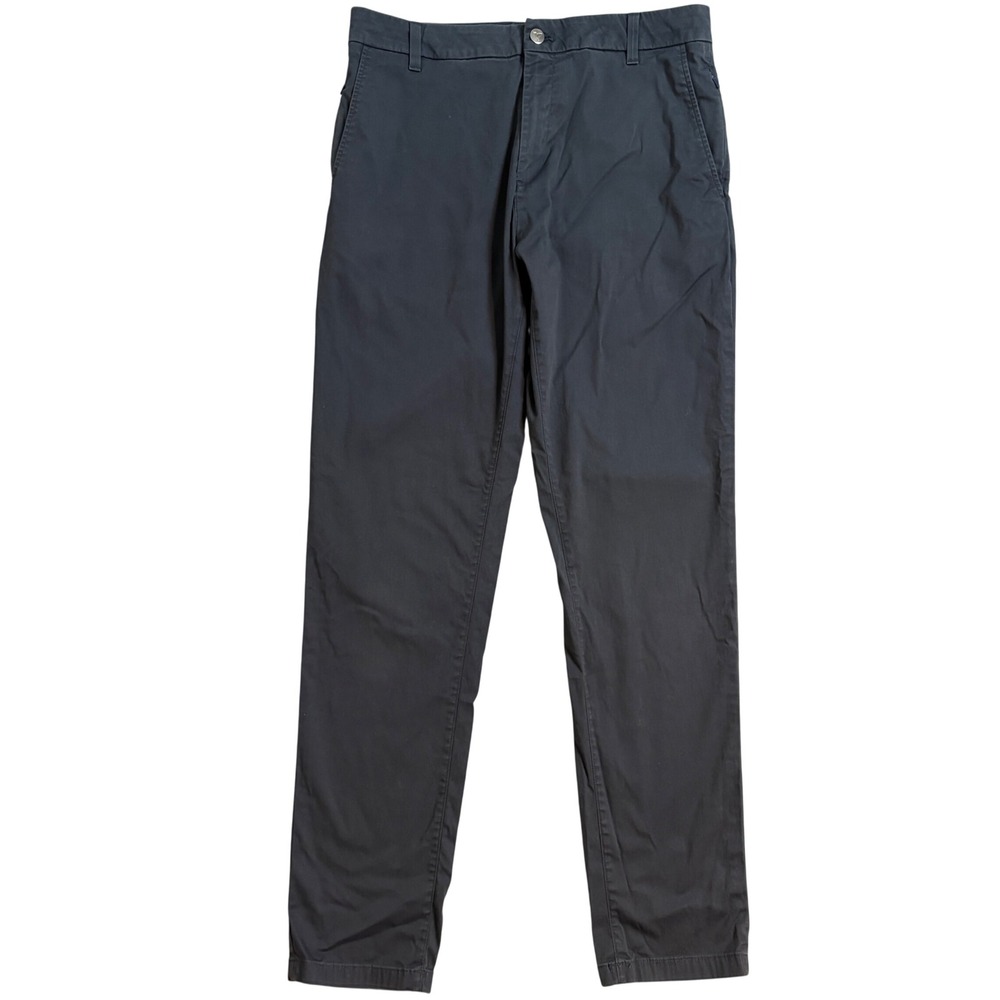 Birddogs Men Charcoal Gray Performance Chino Pants 32x32 Cotton Nylon Stretch